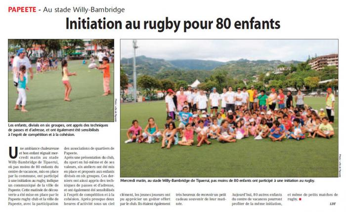 Initiation et de découverte au rugby