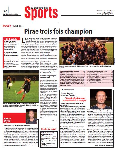 Finales championnat 2016