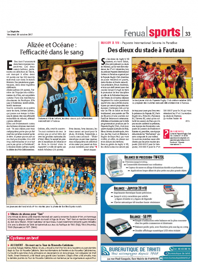 Des dieux du stade à Fautau'a