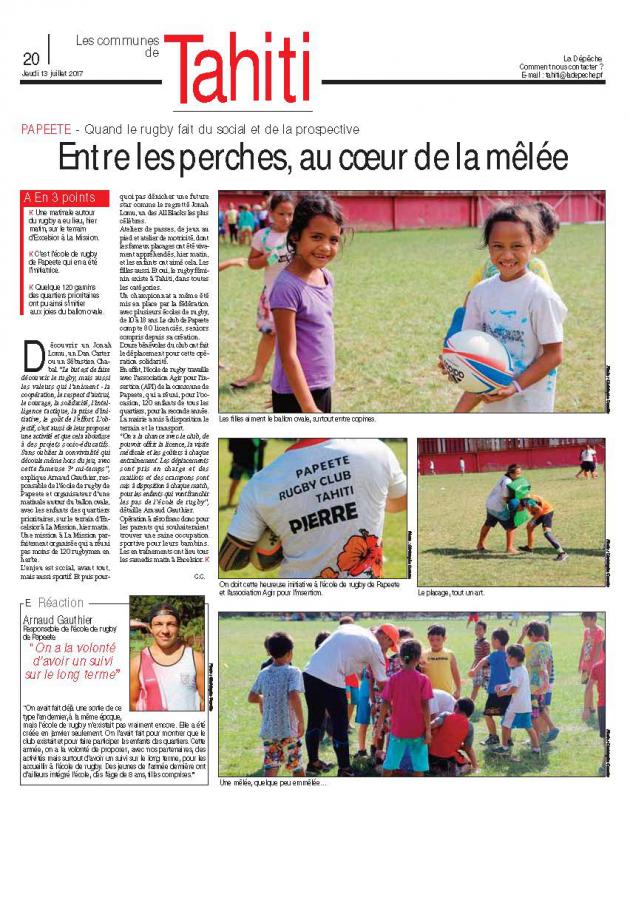 Entre les perches, au coeur de la mêlée